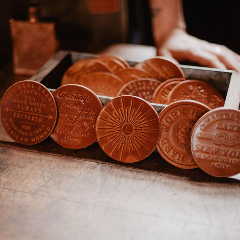 Custom Leather Coasters