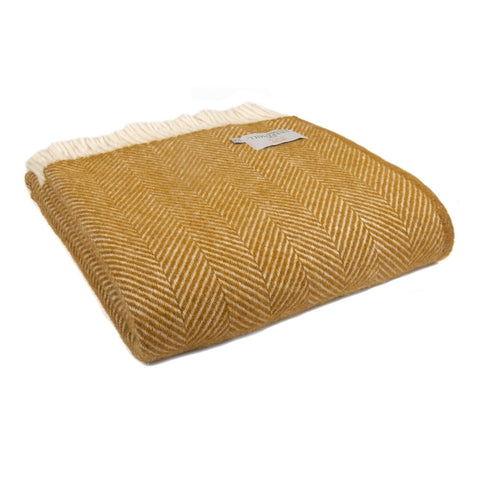 Fishbone Pure New Wool Throw
