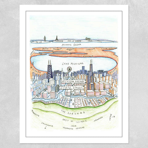 Chicago To Chicagoans Art Print