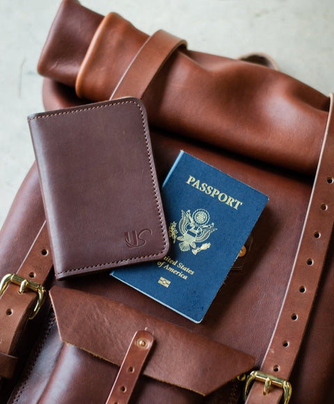Full-Grain Leather Passport Wallet