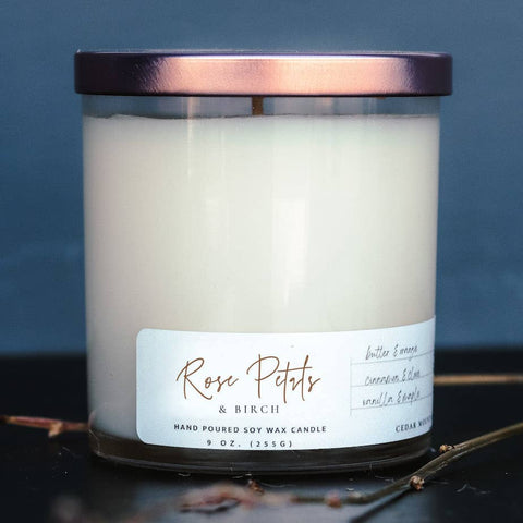 Reusable Whiskey Glass Candle