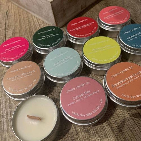 Mini Scented Soy Wax Glitter Candle