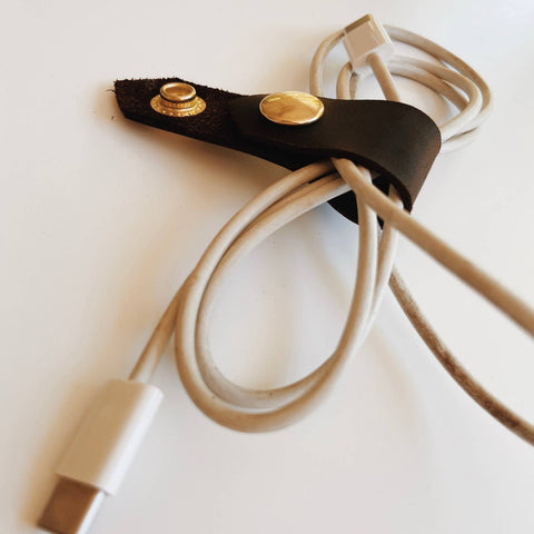 Workday Handmade Leather Cord Keeper
