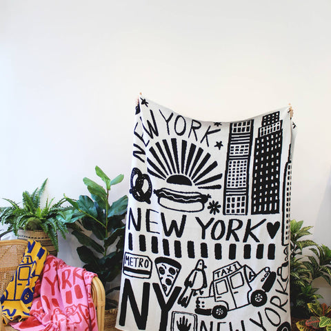 New York Knit Blankets