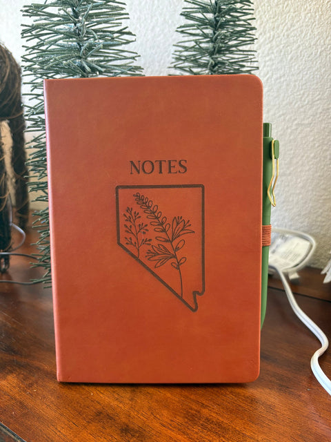 Engraved Vegan Leather Journals