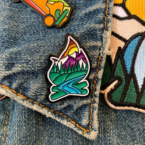 Glossy Enamel Colorado Pins