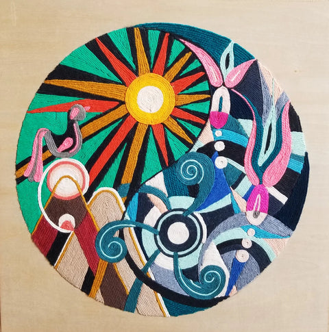 Yarn Painting Prints