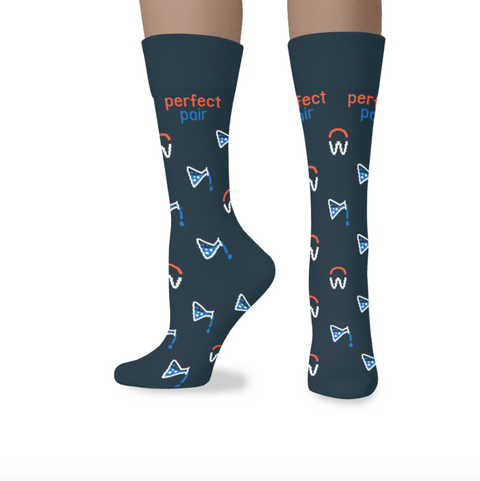 Knitted Partner Crew Socks