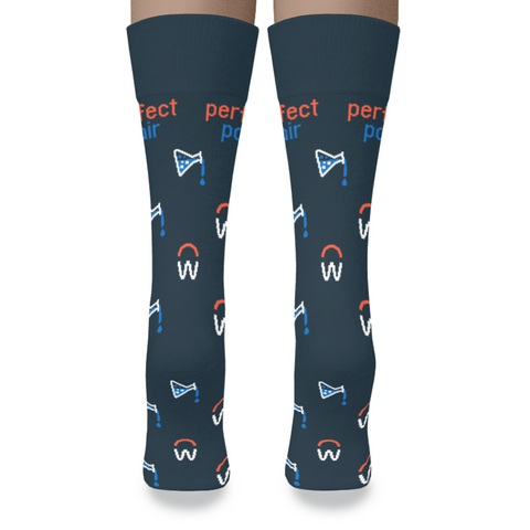Knitted Partner Crew Socks