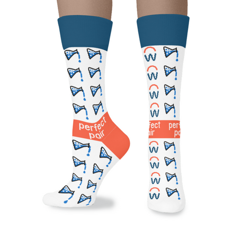 Knitted Partner Crew Socks