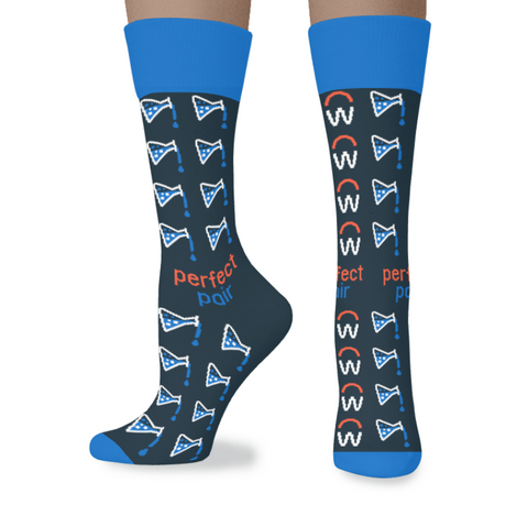 Knitted Partner Crew Socks