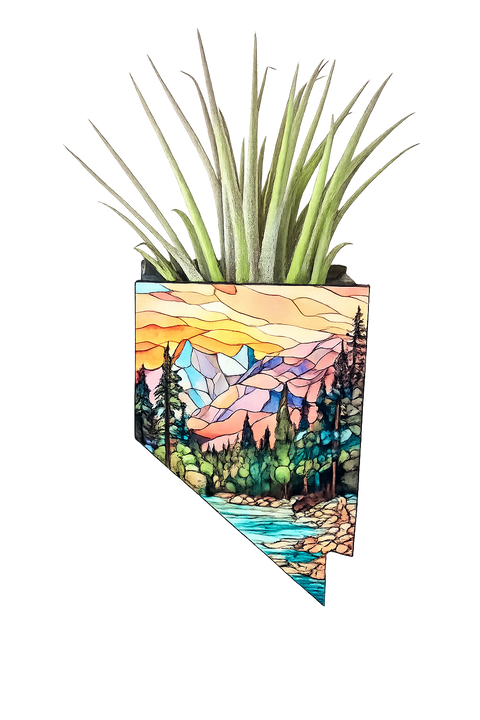 State Air Plant Magnet