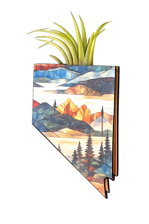 State Air Plant Magnet