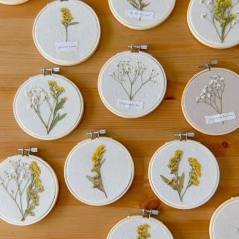 Floral Hoops