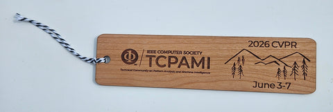 IEEE Custom Cherry Wood Bookmark