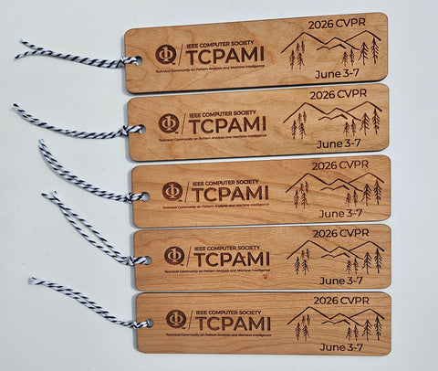 IEEE Custom Cherry Wood Bookmark