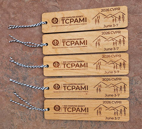 IEEE Custom Cherry Wood Bookmark