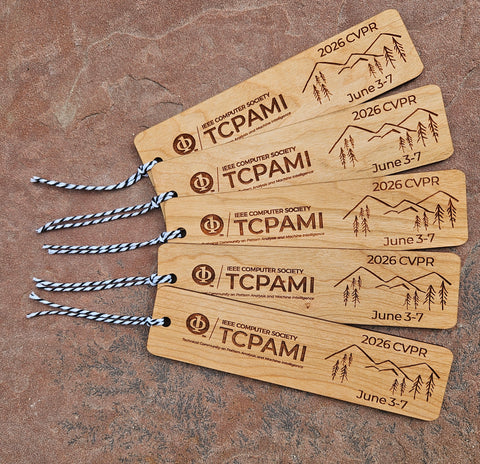 IEEE Custom Cherry Wood Bookmark
