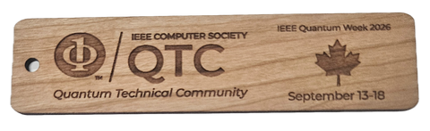 IEEE Custom Cherry Wood Bookmark