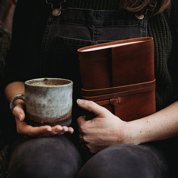 Refillable Leather Ring Binder