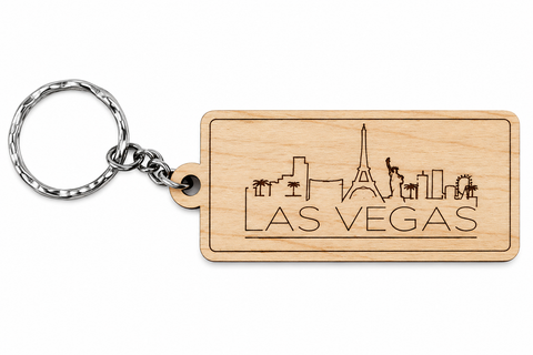 Landmark Wooden Keychain