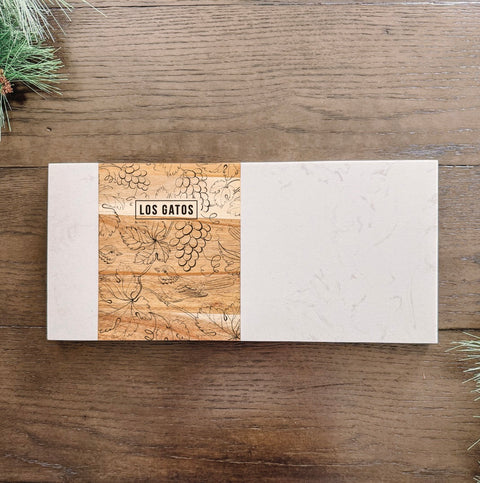 Los Gatos Marble + Acacia Charcuterie Board