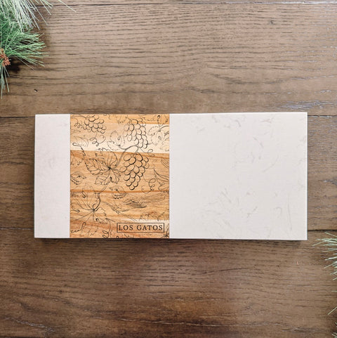 Los Gatos Marble + Acacia Charcuterie Board