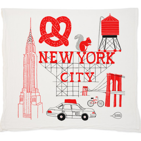 City & State Landmark Tea Towels