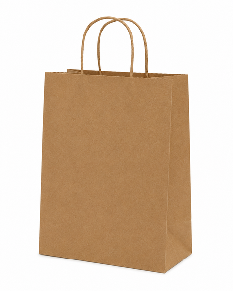 Eco-Friendly Kraft Shopping Bags