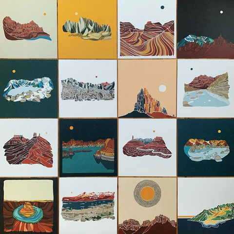 Signed Watercolor Landscape Prints