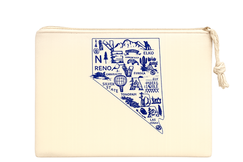 Nevada Canvas Zip Pouch