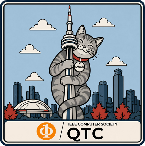 IEEE "Schrödy Takes Toronto" Cloisonné Enamel Pin