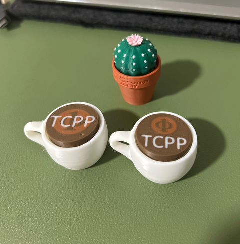 Custom 3D Printed Biodegradable Coffee Fidgets