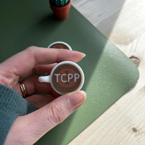 Custom 3D Printed Biodegradable Coffee Fidgets