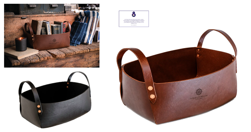 The Bridle Leather Basket