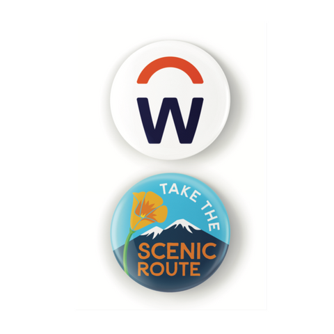 Workday Custom California Button Packs