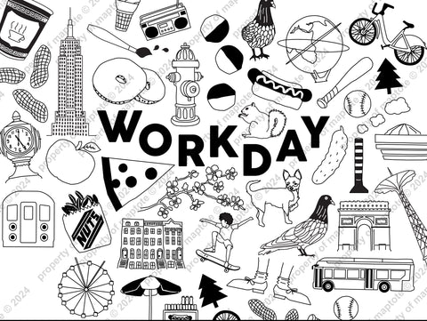 Workday Mini Canvas Tote