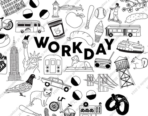 Workday Mini Canvas Tote