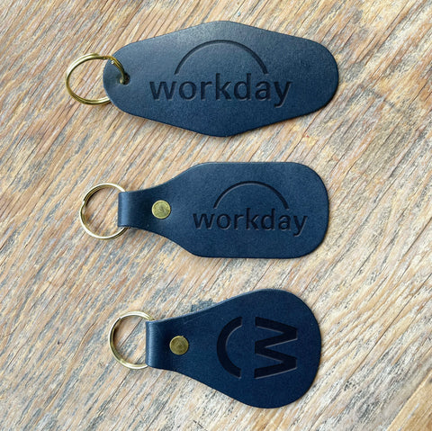 Workday Leather Key Fobs