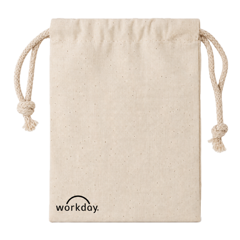 Workday Cotton Muslin Pouches