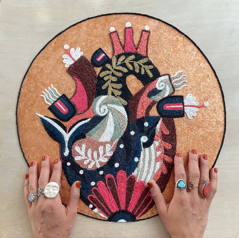 Yarn Painting Prints