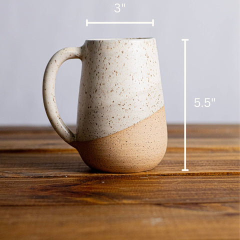 Hand-Thrown Stoneware Coffee Mugs