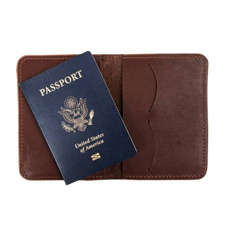 Full-Grain Leather Passport Wallet