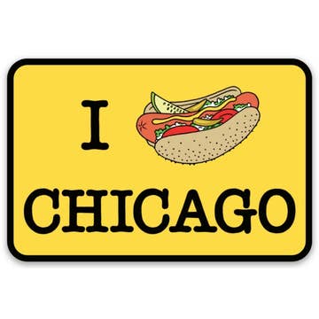 Retro Chicago Decal Stickers