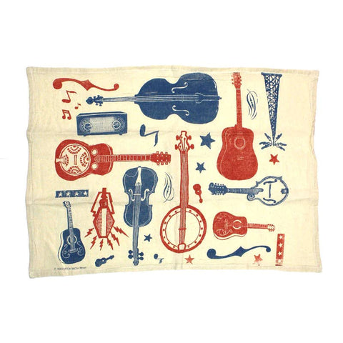 Guitar Tea Towel