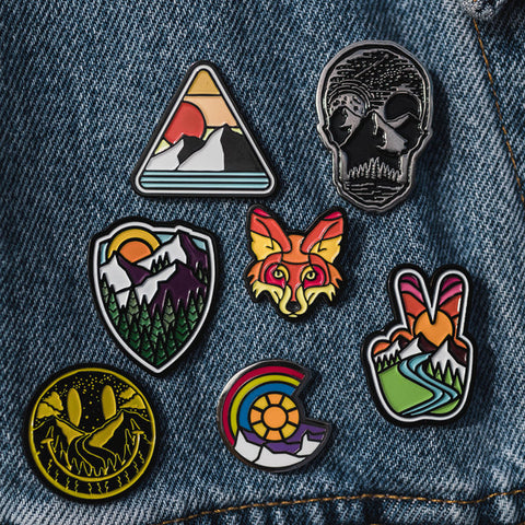 Glossy Enamel Colorado Pins