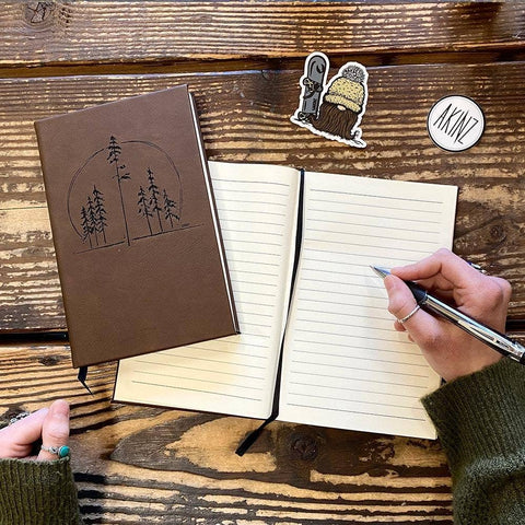 Engraved Adventure Journals
