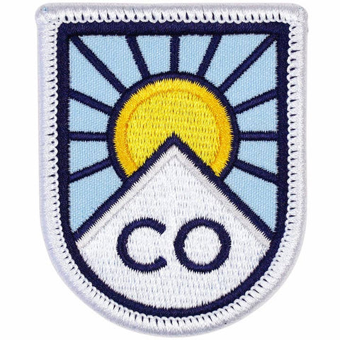Colorado Inspired Embroidered Patches