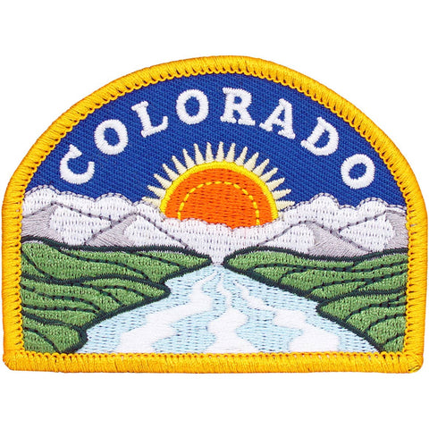 Colorado Inspired Embroidered Patches