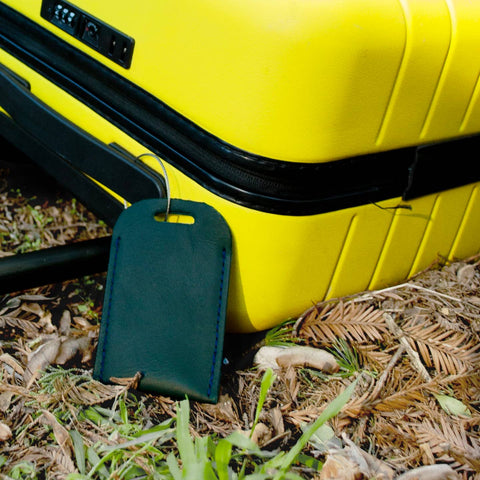 Customizable Leather Luggage Tag
